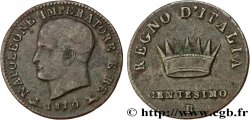 ITALY - KINGDOM OF ITALY - NAPOLEON I 1 Centesimo 1810 Bologne