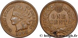 ESTADOS UNIDOS DE AMÉRICA 1 Cent tête d’indien, 3e type 1893 Philadelphie