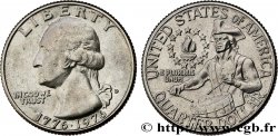 UNITED STATES OF AMERICA 1/4 Dollar Washington / tambour 1976 Denver