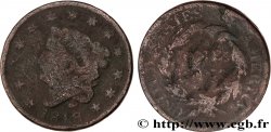 UNITED STATES OF AMERICA 1 Cent “Matron Head” variété à 13 étoiles 1818 Philadelphie
