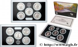 UNITED STATES OF AMERICA AMERICAN THE BEAUTIFUL - QUARTERS SILVER PROOF SET - 5 monnaies 2013 S- San Francisco
