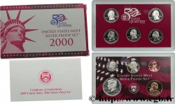 STATI UNITI D AMERICA Série Silver Proof 10 monnaies 2000 S- San Francisco