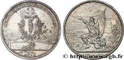 SUIZA 5 Francs, monnaie de Tir, Saint-Gall 1874 