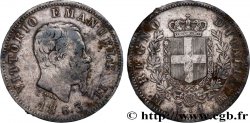 ITALY 1 Lire Victor Emmanuel II 1863 Milan