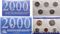 STATI UNITI D AMERICA Série 10 monnaies - Uncirculated Coin set 2000 Philadelphie