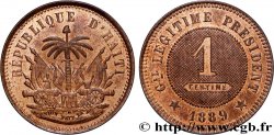 HAITI Essai en cuivre 1 Centime  1889 