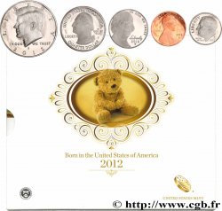 ÉTATS-UNIS D AMÉRIQUE BORN IN THE USA COIN SET - PROOF - 5 monnaies 2012 S- San Francisco