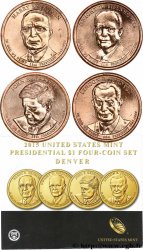 UNITED STATES OF AMERICA PRESIDENTIAL SET - 1 Dollar - 4 monnaies 2015 Denver