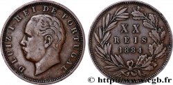 PORTUGAL 20 Réis Louis Ier (Luis) 1884 
