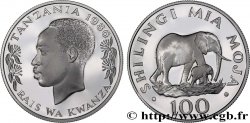 TANZANIE 100 Shilingi Proof 1986  FDC 