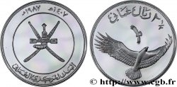 OMAN 2 1/2 Rials Proof Aigles de Verreaux 1987  ST 