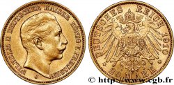 INVESTMENT GOLD 20 Mark Guillaume II 1910 Berlin