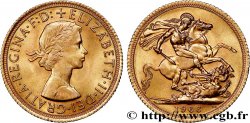 INVESTMENT GOLD 1 Souverain Élisabeth II 1966 Londres