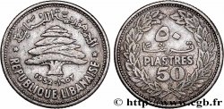 LIBAN 50 piastres Cèdre du Liban 1952 Utrecht