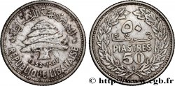 LIBAN 50 piastres Cèdre du Liban 1952 Utrecht