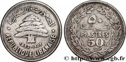 LIBANO 50 piastres Cèdre du Liban 1952 Utrecht