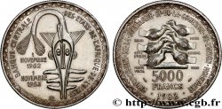 WESTAFRIKANISCHE LÄNDER 5000 Francs masque 1982 Paris