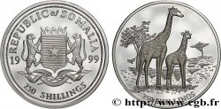 SOMALIA 250 Shillings Proof Girafes 1999 