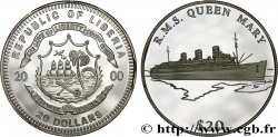 LIBERIA 20 Dollars Proof Paquebot Queen Mary 2000 