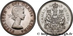KANADA 50 Cents Elisabeth II 1963 