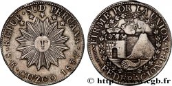 PÉROU 8 Reales  1837 Cuzco TTB 