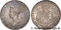 ITALY - DUCHY OF PARMA DE PIACENZA AND GUASTALLA - MARIE-LOUISE OF AUSTRIA 5 Lire 1815 Milan XF/AU 