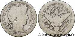 ÉTATS-UNIS D&nbsp;AMÉRIQUE 1/4 Dollar Barber 1912 Philadelphie