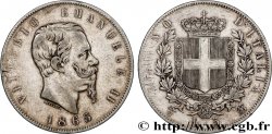 ITALIA - REGNO D ITALIA - VITTORIO EMANUELE II 5 Lire 1865 Turin