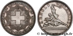 SUISSE Module de 5 Francs Tir de Nidwald (Nidwalden) 1861 