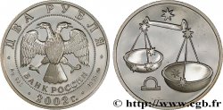 RUSSLAND 2 Roubles Proof Balance 2002 Moscou
