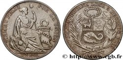 PÉROU 1 Sol emblème / “Liberté” 1930 Lima TB+ 