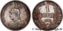AFRIQUE ORIENTALE ALLEMANDE 1 Rupie (Roupie) Guillaume II Deutsch-Ostafrica 1912 Hambourg TTB 