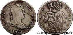 ESPAGNE 2 Reales Roi Ferdinand VII 1824 Madrid TB 