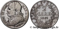 VATICAN ET ÉTATS PONTIFICAUX 2 Lire Pie IX an XXII 1867 Rome