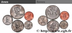 BRUNEI Lot de 5 monnaies 1, 5, 10, 20 et 50 Sen Hassanal Bolkiah I 2004-2005 