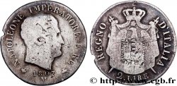 ITALIEN - Königreich Italien - NAPOLÉON I. 2 Lire Napoléon Empereur et Roi d’Italie  1807 Milan 