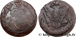 RUSSIE 5 Kopecks Catherine II 1769 Ekaterinbourg