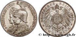 ALLEMAGNE - PRUSSE 2 Mark Guillaume II 200e anniversaire de la Prusse 1901 Berlin