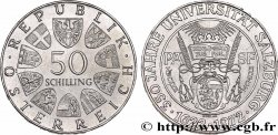 AUTRICHE 50 Schilling 350e anniversaire de l’université de Salzbourg 1972 