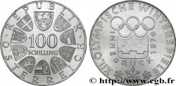 AUSTRIA 100 Schilling J.O. d’hiver d’Innsbruck 1976 (1974) Vienne