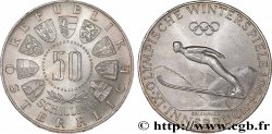 AUTRICHE 50 Schilling Jeux Olympiques d’Innsbruck, saut à ski 1964 Vienne