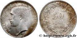 BELGIQUE 50 Centimes Albert Ier légende en français 1914 