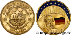 LIBERIA 10 Dollars Proof - Allemagne 2000 
