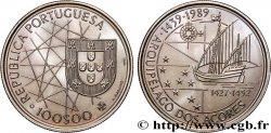 PORTOGALLO 100 Escudos découverte des Açores 1989 