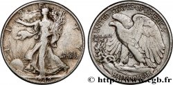 STATI UNITI D&nbsp;AMERICA 1/2 Dollar Walking Liberty 1942 Philadelphie
