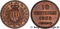 SAINT-MARIN 10 Centesimi 1938 Rome - R