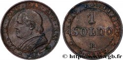 VATICAN ET ÉTATS PONTIFICAUX 1 Soldo an XXI buste large 1867 Rome