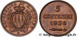 SAN MARINO 5 Centesimi 1936 Rome - R