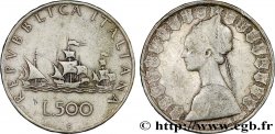 ITALIE 500 Lire “caravelles” / dame du style de la renaissance 1959 Rome