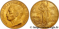 ITALY - KINGDOM OF ITALY - VICTOR-EMMANUEL III 50 Lire 1911 Rome AU 